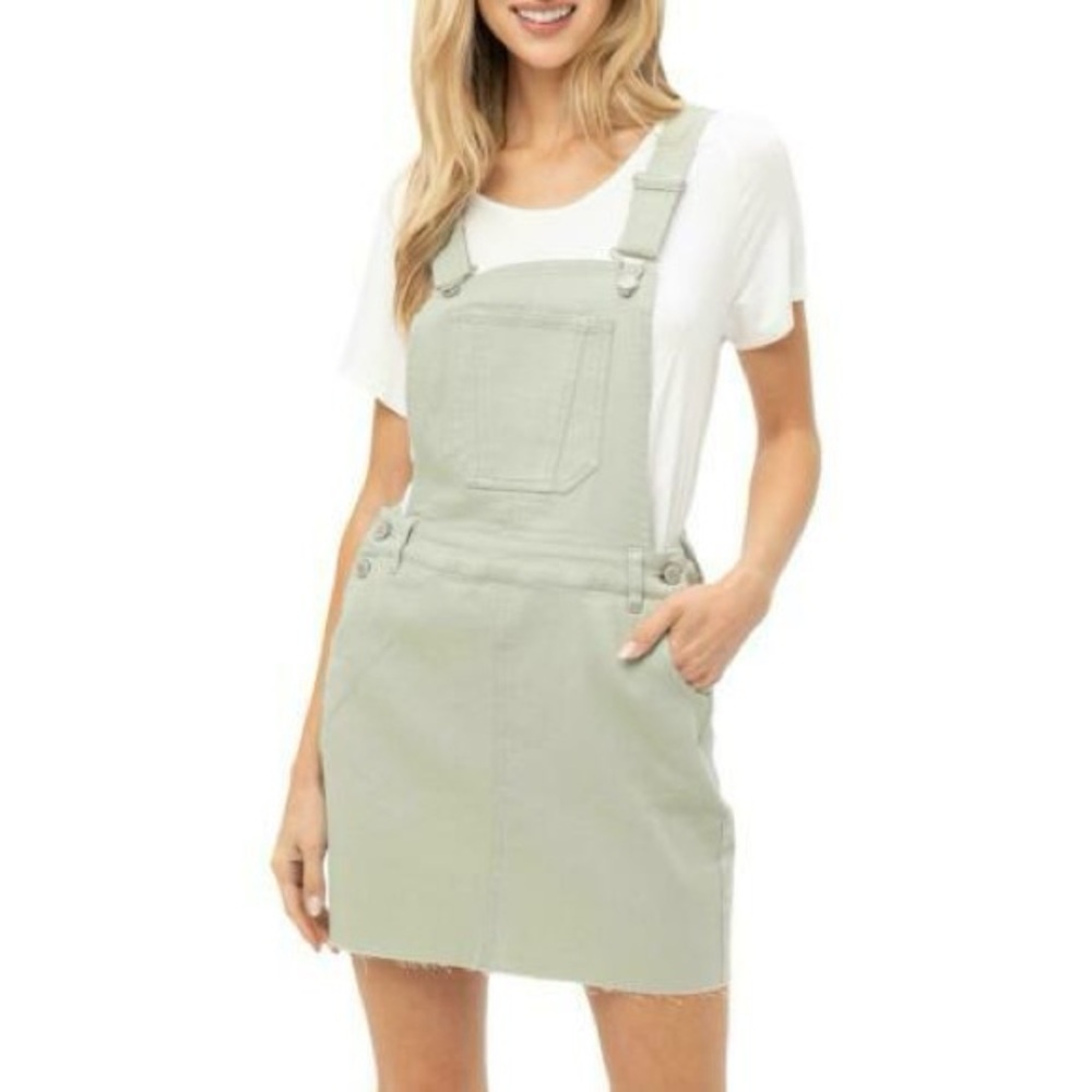 Love Tree Green Overalls Relaxed Fit Modern Style